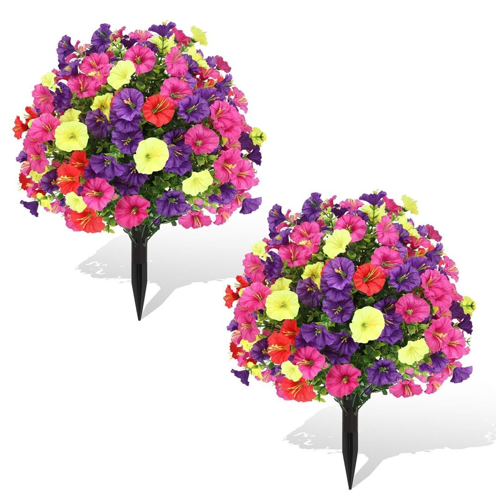 1021 Artificial Boxwood Topiary Ball Trees with Ground Spikes UV Resistant